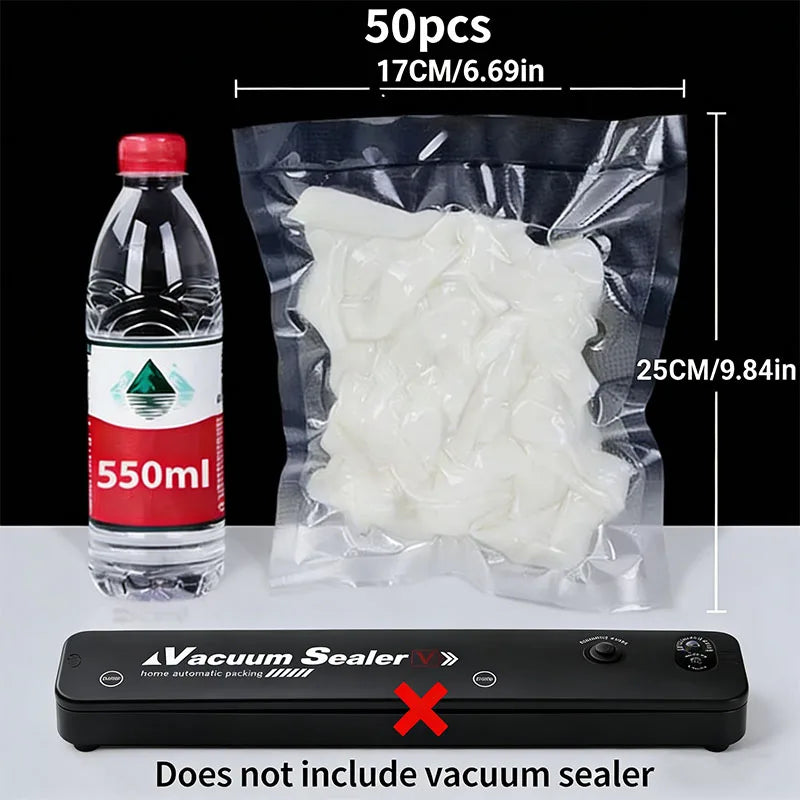 Seladora a Vácuo Automática para Alimentos – Máquina de Selagem 28 cm com Sacos Inclusos