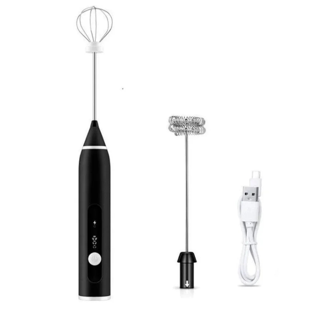 Mini Mixer Elétrico Portátil para Café, Leite, Cappuccino e Ovos