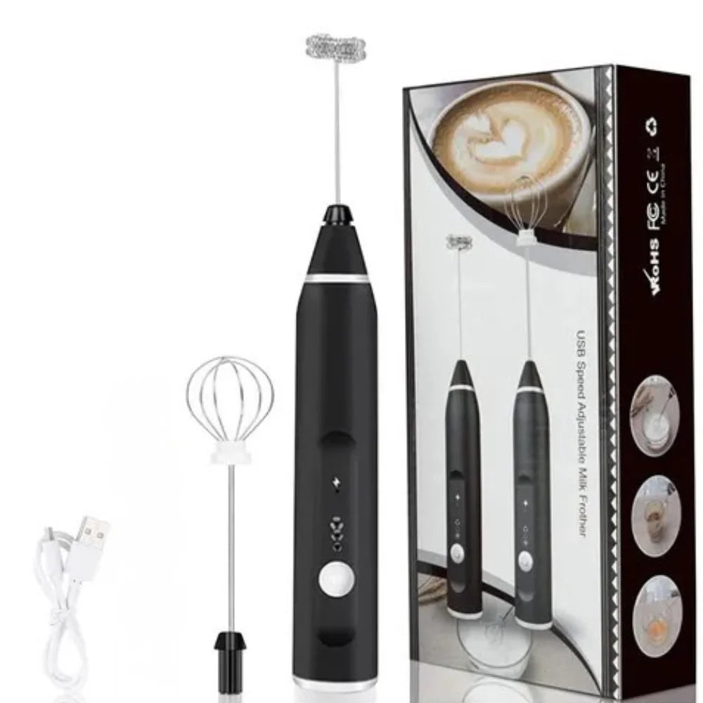 Mini Mixer Elétrico Portátil para Café, Leite, Cappuccino e Ovos