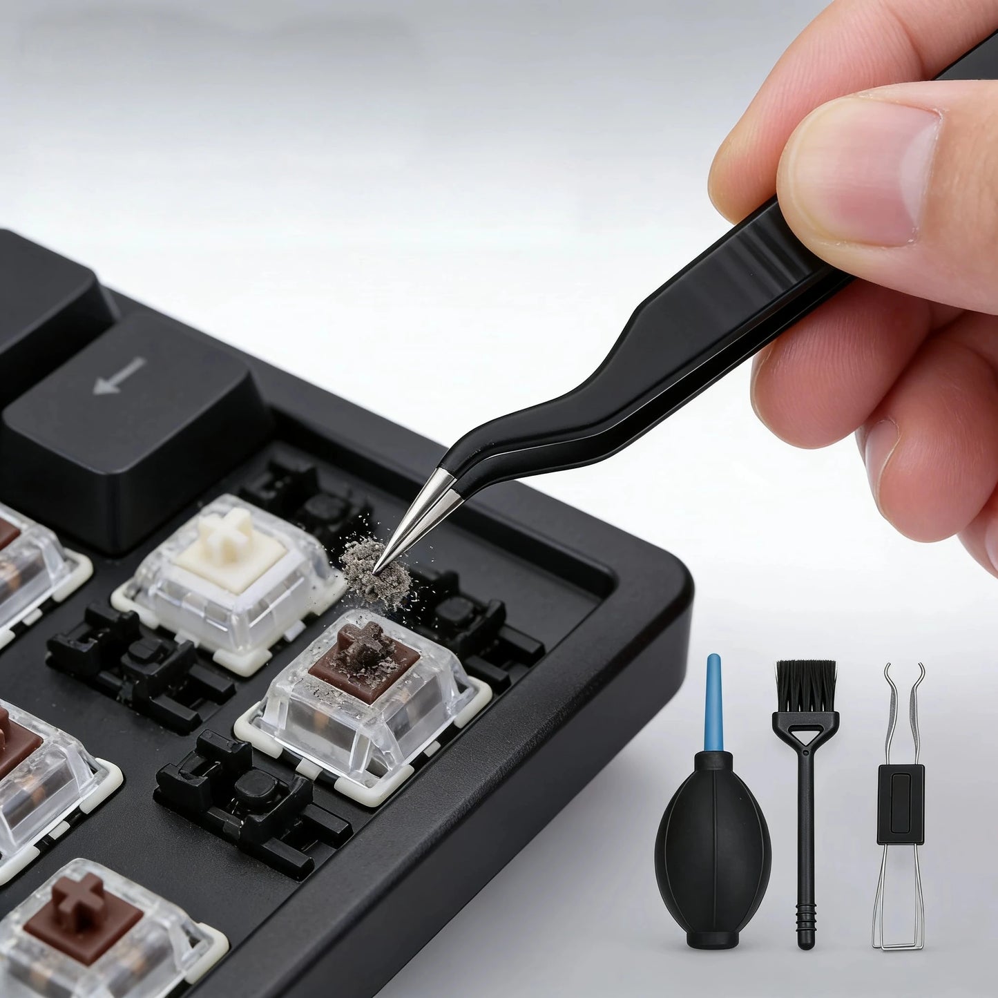 Kit de Limpeza 4 em 1 para Teclados, Computadores, Telemóveis e Auriculares