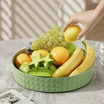 Organizador Giratório 360° para Cozinha e Casa – Bandeja Rotativa para Temperos, Cosméticos e Produtos de Limpeza