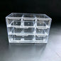 Organizador de Gaveta Transparente Modular 7 ou 9 Divisórias – Multiuso para Maquiagem, Escritório e Acessórios