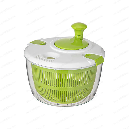 Centrífuga para Saladas e Vegetais – Secador de Folhas Manual para Alface, Legumes e Frutas