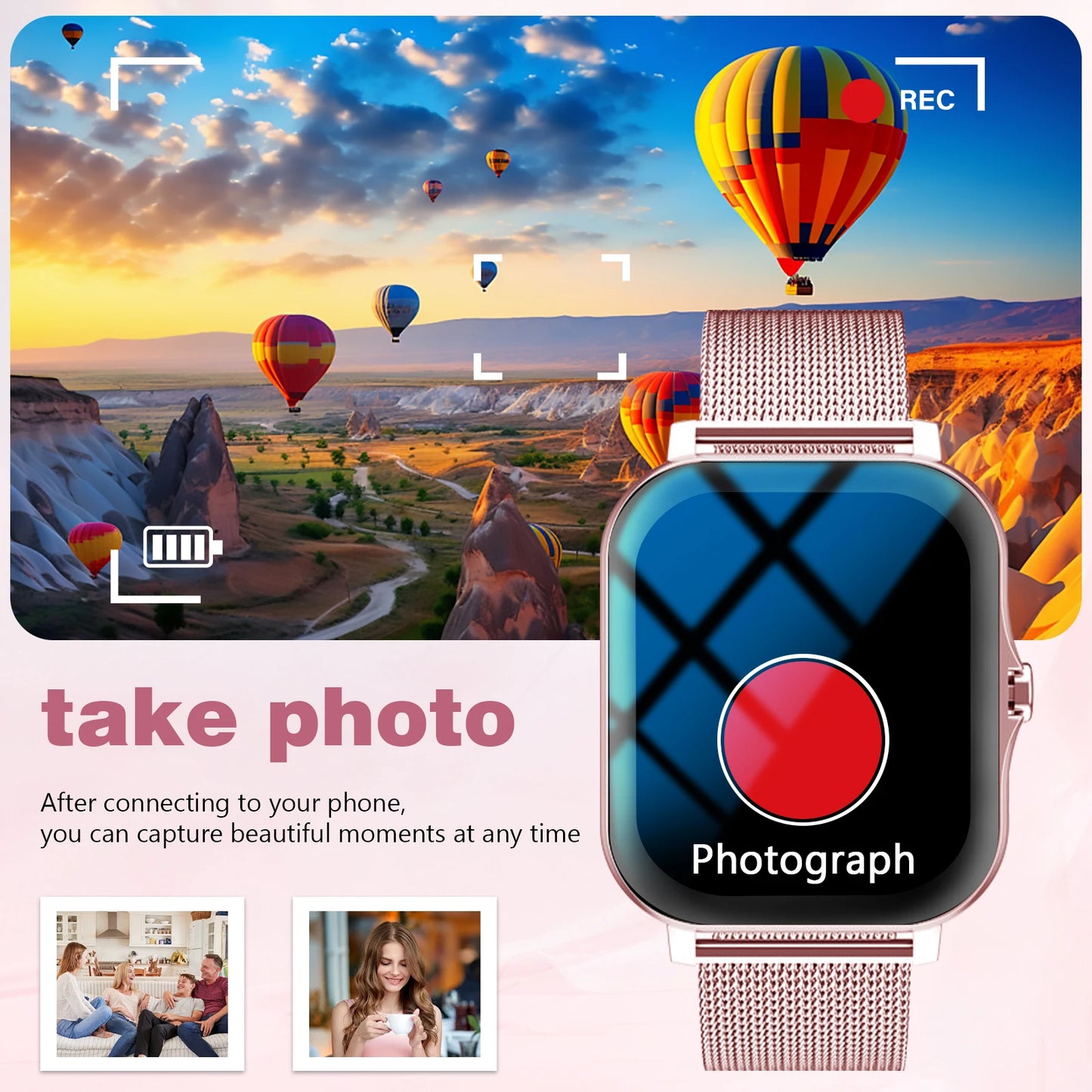 Smartwatch Desportivo com Chamadas Bluetooth e Ecrã 1,83”
