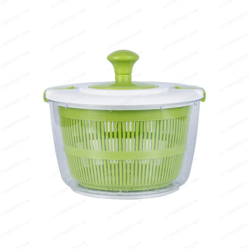 Centrífuga para Saladas e Vegetais – Secador de Folhas Manual para Alface, Legumes e Frutas