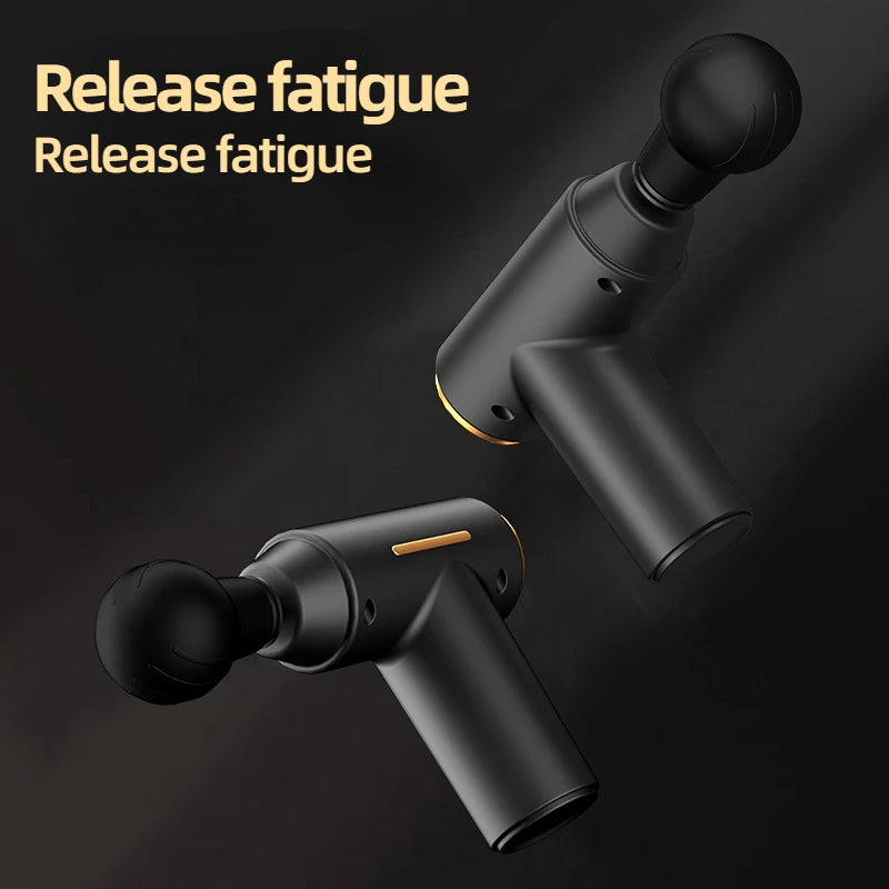Mini Pistola de Massagem Muscular Portátil Recarregável para Relaxamento e Recuperação