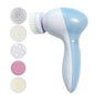 Escova Elétrica de Limpeza Facial 5 em 1 | Massagem Facial e Cuidados com a Pele
