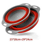 Escorredor Retrátil de Silicone Multifuncional para Cozinha