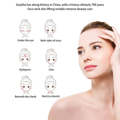 Gua Sha Facial em Pedra Natural – Massagem e Beleza