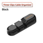 Organizador de Cabos Toocki 3/5/7 Entradas – Suporte Flexível para Gestão de Cabos USB, Carregadores e Auscultadores