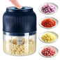 Mini Processador Elétrico USB para Alho, Cebola, Legumes e Temperos