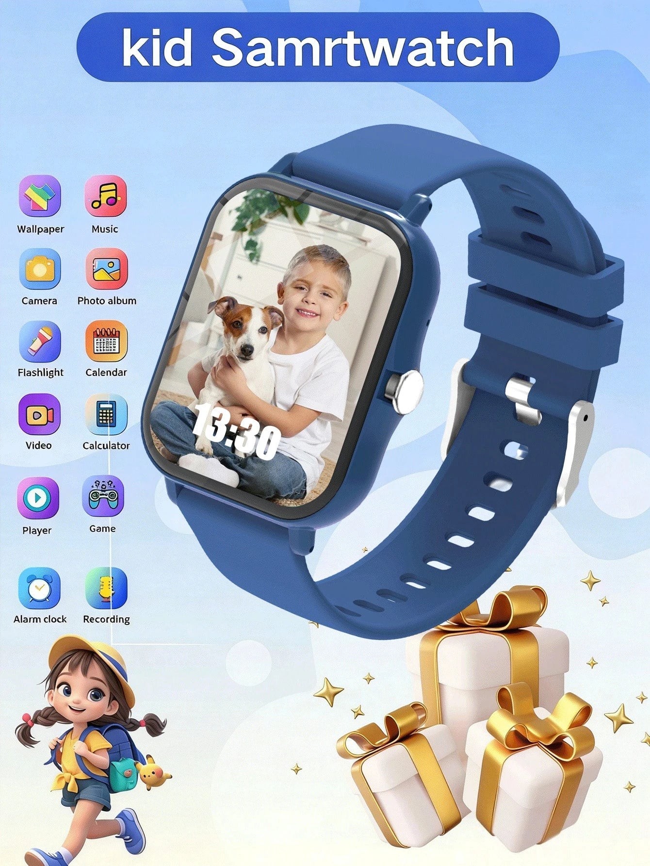 Smartwatch Desportivo com Chamadas Bluetooth e Ecrã 1,83”