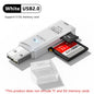 Leitor de Cartão USB 3.0 SD/TF 2 em 1 de Alta Velocidade