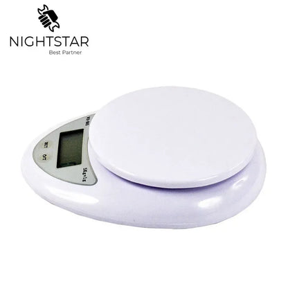 Balança Digital de Cozinha 5kg | Alta Precisão para Dieta, Receitas e Nutrição