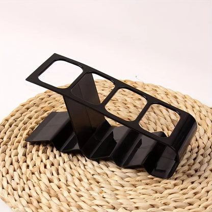 Organizador de Controles Remotos e Acessórios de Mesa com 4 Compartimentos – Porta Objetos Multiuso em Plástico
