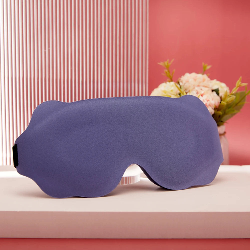 Máscara de Dormir 3D Anatômica – Bloqueio Total da Luz | Confortável para Sono, Viagens e Relaxamento