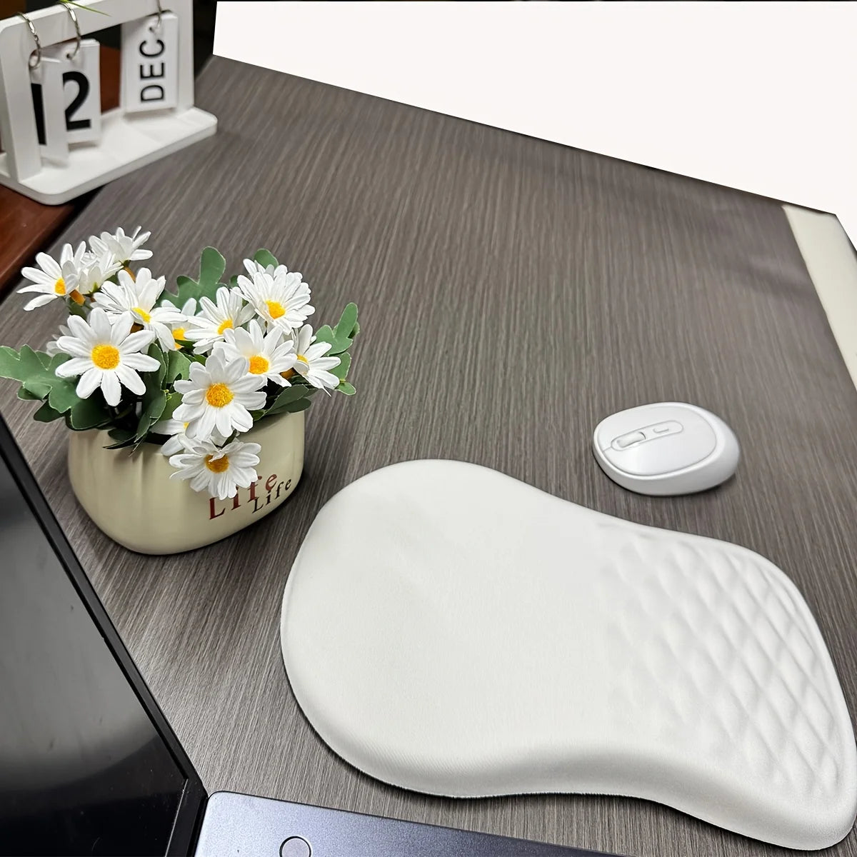 Mouse Pad Ergonómico com Apoio para Pulso Antiderrapante