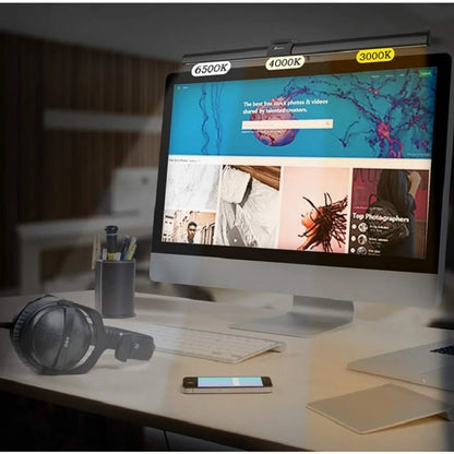 Barra de Luz LED para Monitor 30 cm com Brilho Regulável