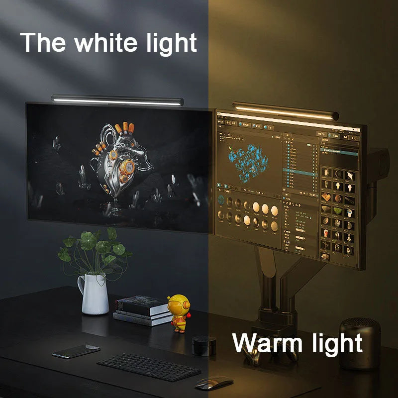 Barra de Luz LED para Monitor 30 cm com Brilho Regulável