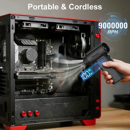 Mini Soprador de Ar Turbo Recarregável de Alta Potência