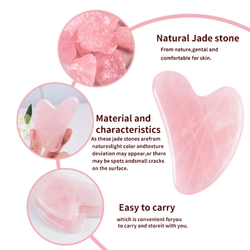 Gua Sha Facial em Pedra Natural – Massagem e Beleza