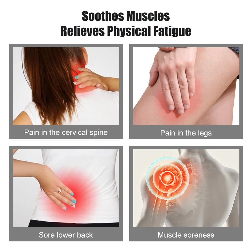 Massageador Cervical Elétrico EMS Portátil | Relaxamento Muscular para Pescoço e Ombros
