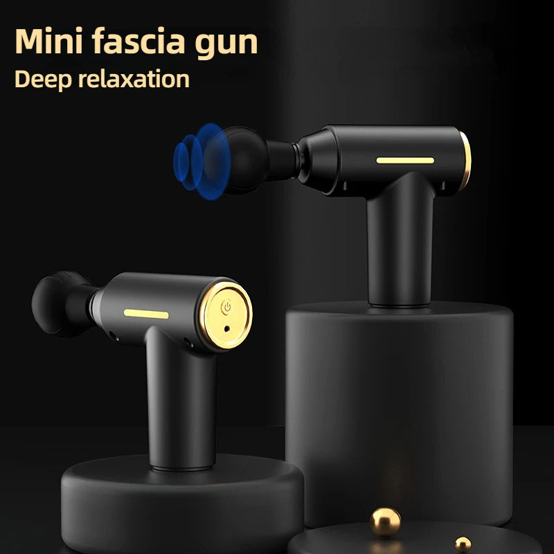 Mini Pistola de Massagem Muscular Portátil Recarregável para Relaxamento e Recuperação