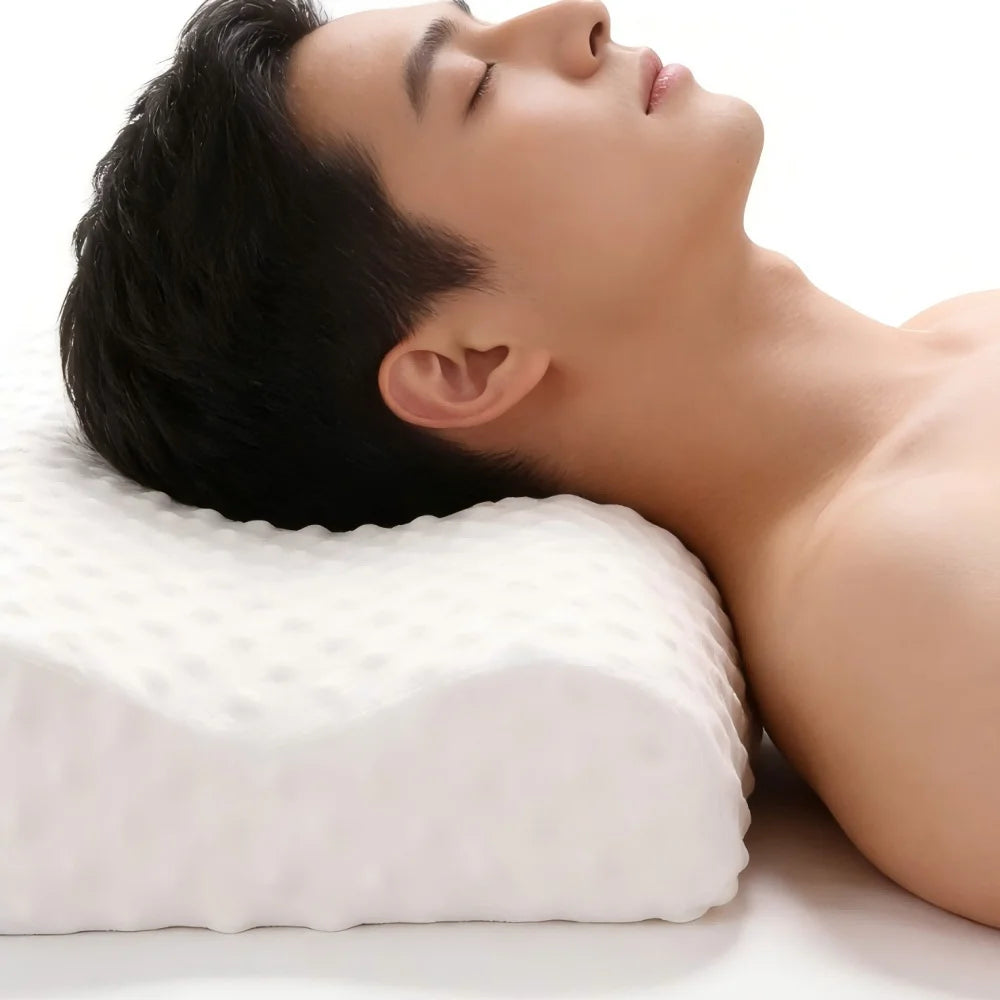 Almofada Ortopédica Memory Foam | Travesseiro Ergonômico para Sono e Conforto Cervical