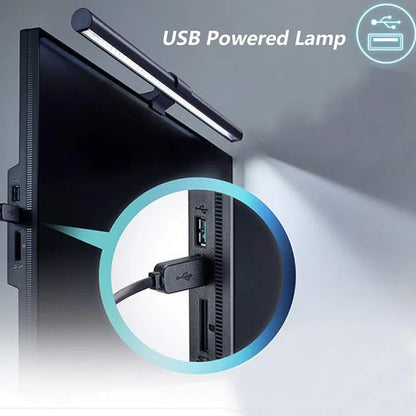 Barra de Luz LED para Monitor 30 cm com Brilho Regulável