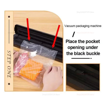 Seladora a Vácuo Automática para Alimentos – Máquina de Selagem 28 cm com Sacos Inclusos