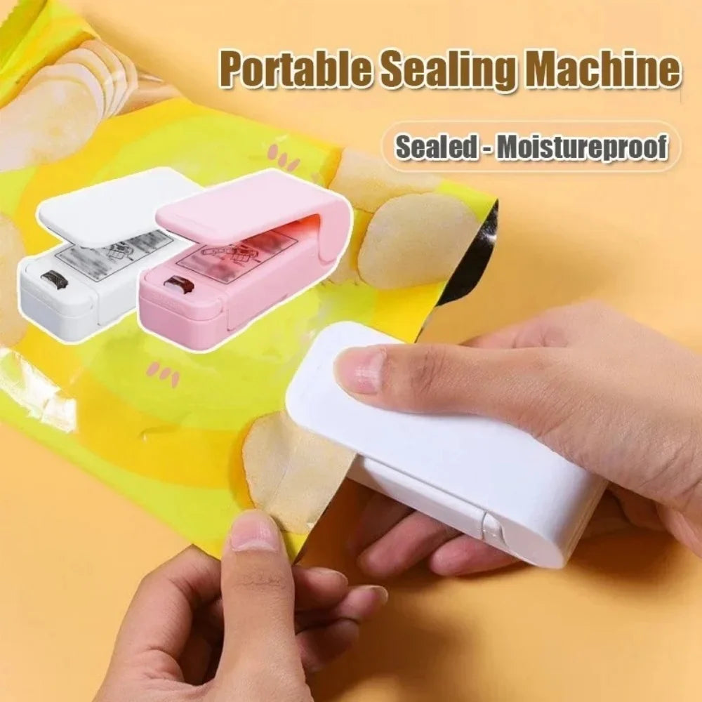 Mini Seladora Portátil para Sacos de Alimentos