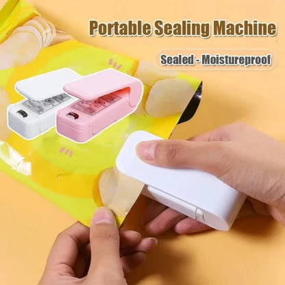 Mini Seladora Portátil para Sacos de Alimentos