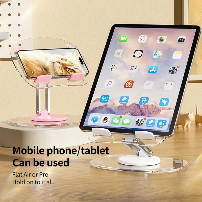 Suporte Ajustável Dobrável para Telemóvel e Tablet 360°