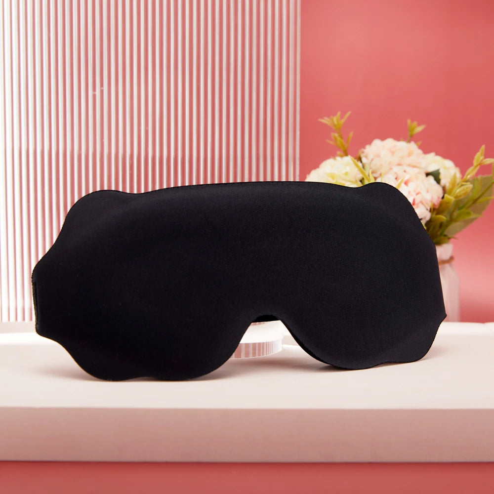 Máscara de Dormir 3D Anatômica – Bloqueio Total da Luz | Confortável para Sono, Viagens e Relaxamento