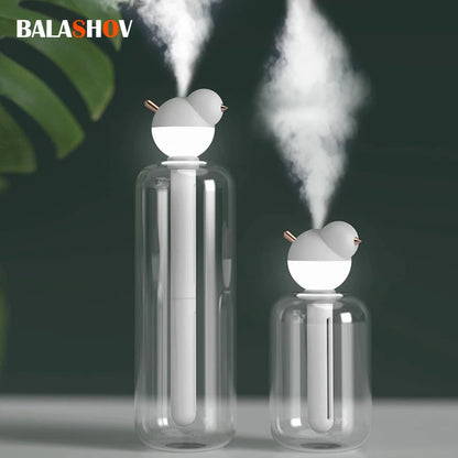 Humidificador de Ar USB com Luz LED | Difusor de Aromas Silencioso para Casa, Escritório e Carro